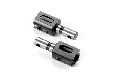 LARGE CENTER DIFF OUTDRIVE ADAPTER - HUDY STEEL (2) - RC Hobby Product