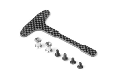 GRAPHITE CHASSIS T-BRACE - FRONT - SET - RC Hobby Product