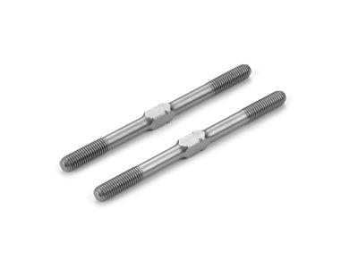 ADJUSTABLE TURNBUCKLE 50MM M3.5 L/R - HUDY SPRING STEELâ„¢ (2) - RC Hobby Product