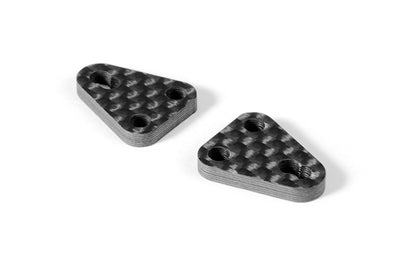 X1'18 GRAPHITE POD LINK PLATE 2.5MM (2) - RC Hobby Product