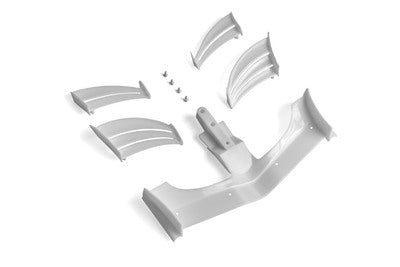 X1 COMPOSITE ADJUSTABLE FRONT WING - WHITE - ETS APPROVED - RC Hobby Product