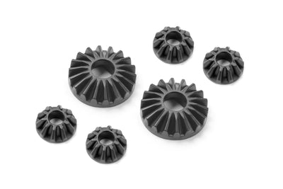 COMPOSITE GEAR DIFF BEVEL & SATELLITE GEARS (2+4) - RC Hobby Product