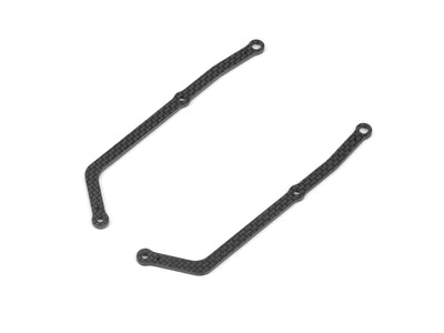 X12'22 GRAPHITE SIDE BRACE 2.5MM - RIGHT & LEFT - RC Hobby Product