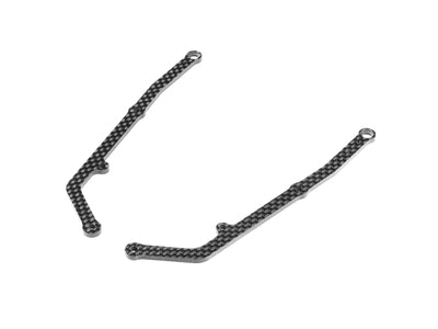 X12'23 GRAPHITE SIDE BRACE 2.5MM - RIGHT & LEFT - RC Hobby Product