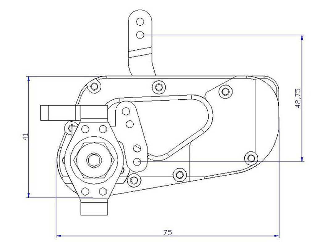 RC4WD BULLY 2 COMPETITION CRAWLER FRONT AXLE