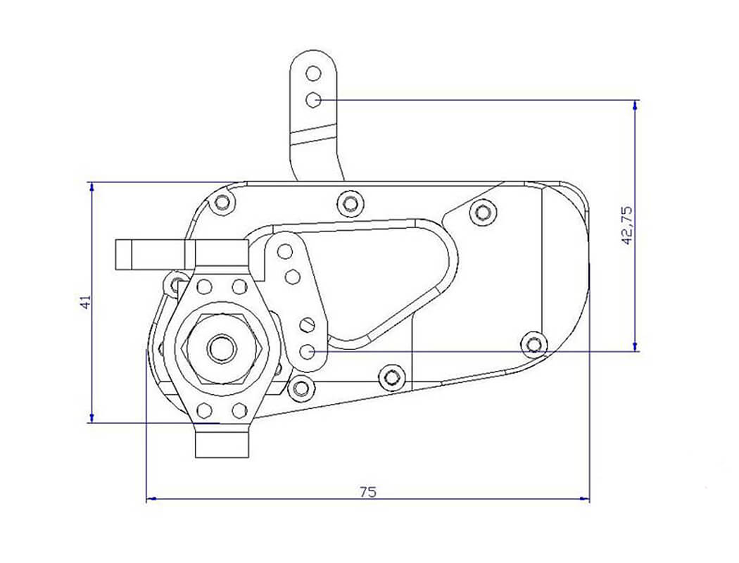 RC4WD BULLY 2 COMPETITION CRAWLER REAR AXLE