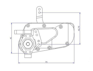 RC4WD BULLY 2 COMPETITION CRAWLER REAR AXLE