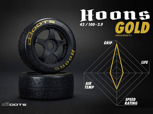 dBoots Hoons 42/100 2.9 Gold Belted 5-Spoke