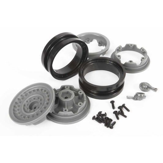 1.9 MW19 Beadlock Wheels - Grey (2pcs)