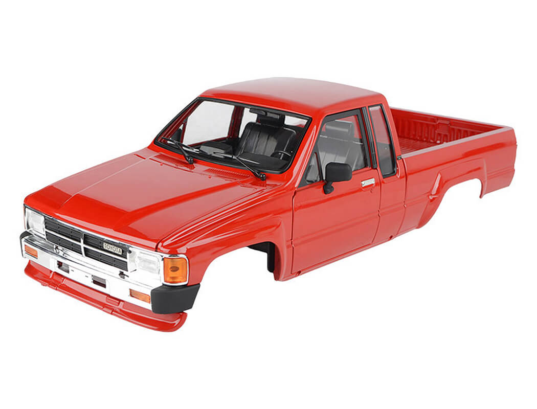 RC4WD 1987 TOYOTA XTRACAB HARD BODY COMPLETE SET (RED)