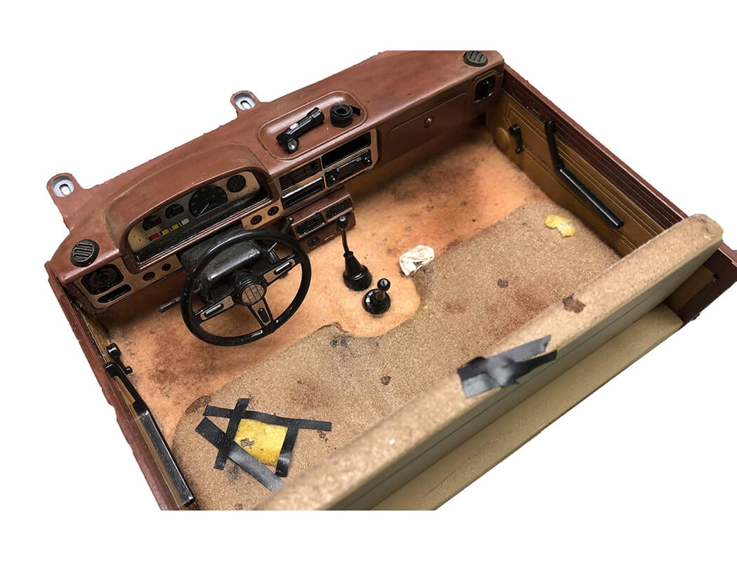 RC4WD MOJAVE II TWO DOOR COMPLETE INTERIOR W/METAL DETAILS