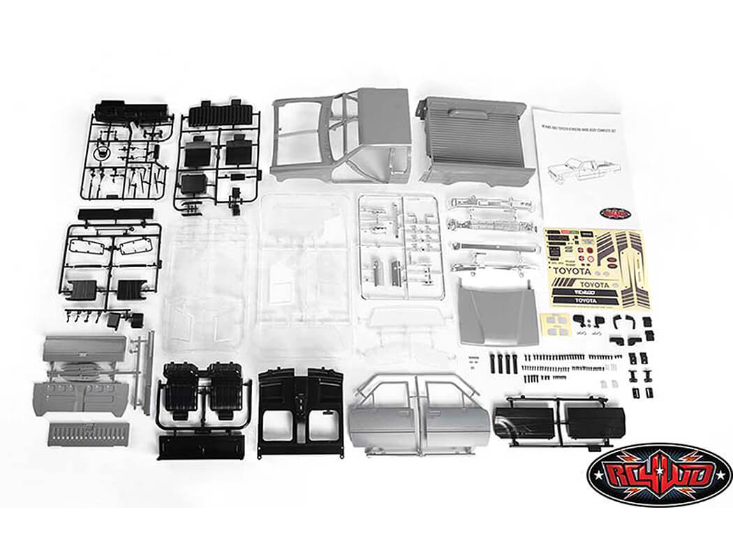 RC4WD 1987 TOYOTA XTRACAB HARD BODY COMPLETE SET