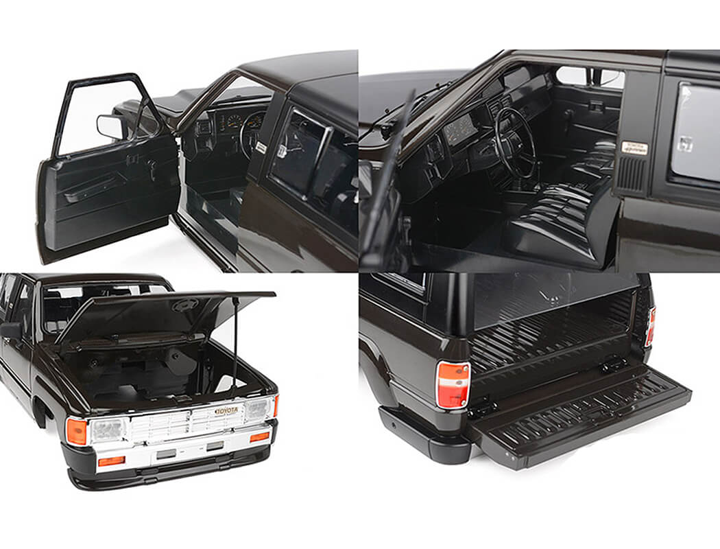RC4WD 1985 TOYOTA 4RUNNER HARD BODY COMPLETE SET (BLACK)