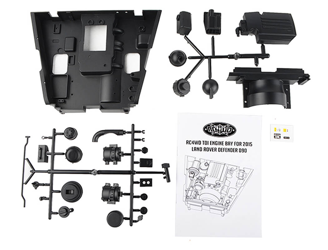 RC4WD TDI ENGINE BAY FOR 2015 LAND ROVER DEFENDER D90