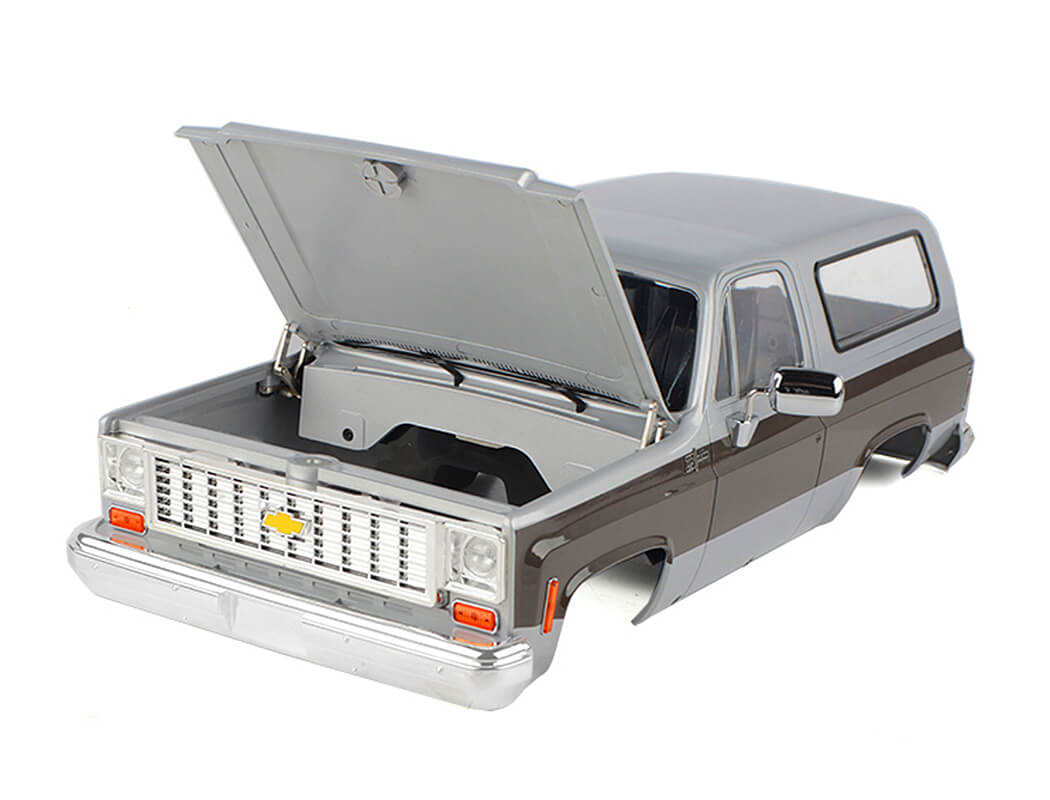 RC4WD CHEVROLET BLAZER HARD BODY COMPLETE SET (SILVER/GREY)