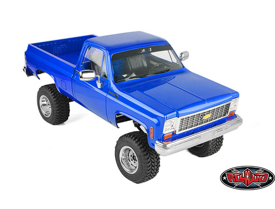 RC4WD CHEVROLET K10 SCOTTSDALE HARD BODY COMPLETE SET (BLUE)