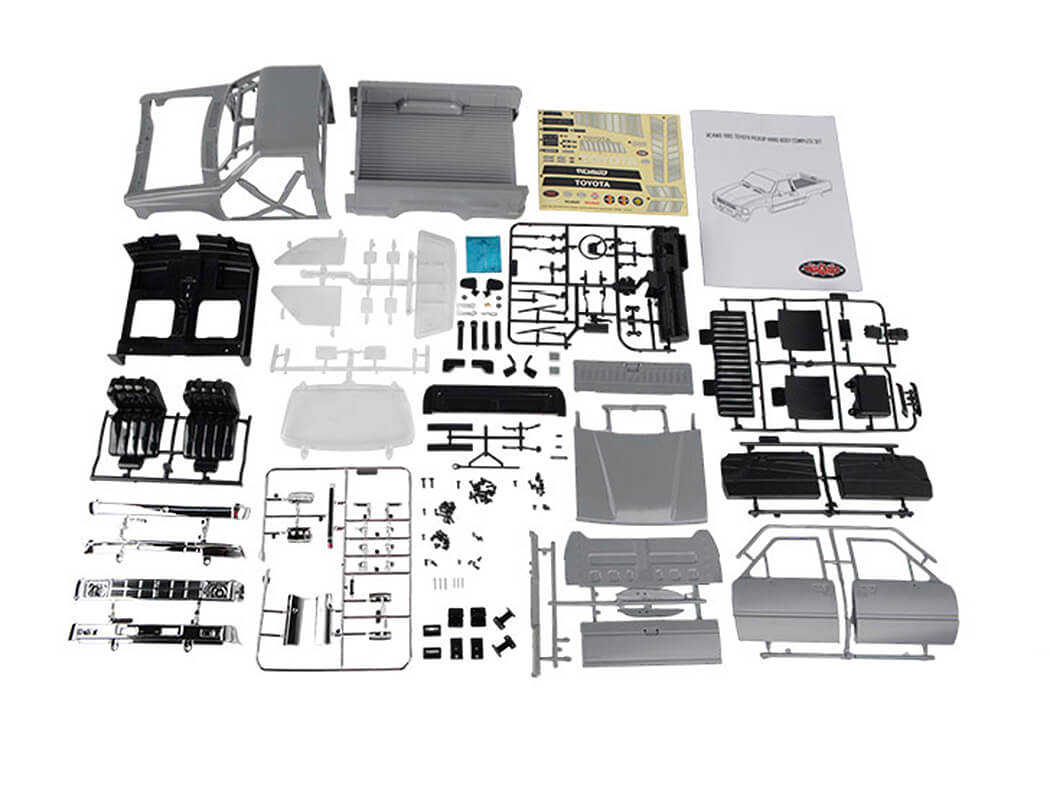 RC4WD 1985 TOYOTA PICKUP HARD BODY COMPLETE SET