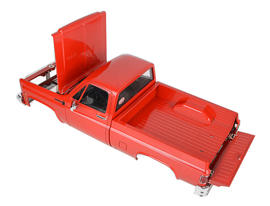 RC4WD CHEVROLET K10 SCOTTSDALE HARD BODY COMPLETE SET (RED)