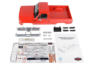 RC4WD CHEVROLET K10 SCOTTSDALE HARD BODY COMPLETE SET (RED)