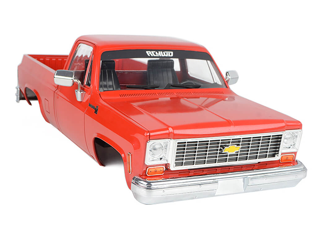 RC4WD CHEVROLET K10 SCOTTSDALE HARD BODY COMPLETE SET (RED)