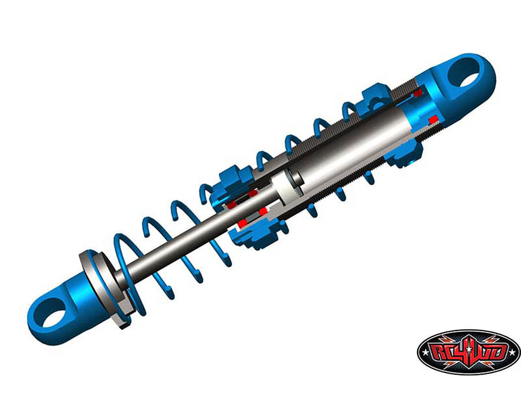 RC4WD KING OFF-ROAD SCALE DUAL SPRING SHOCKS (80MM)