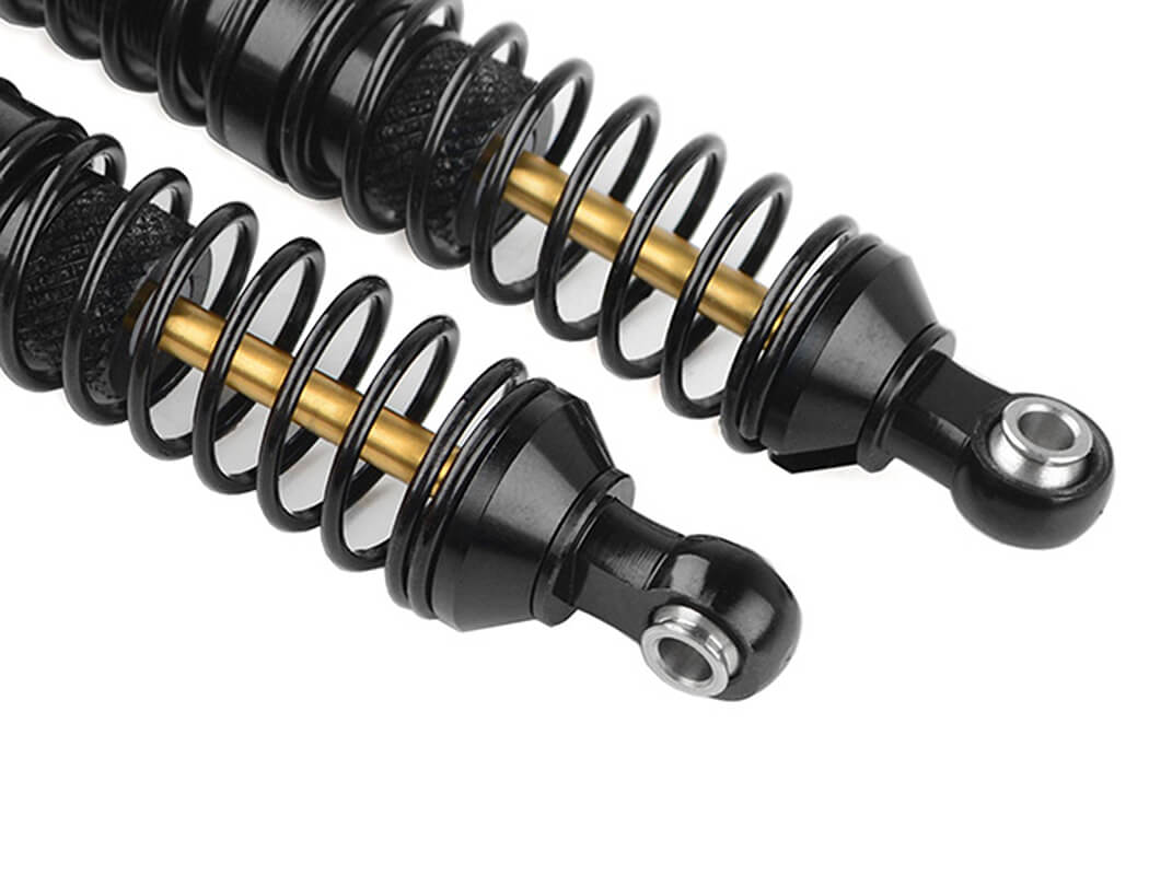 RC4WD DUAL SPRING SCALE BLACK SHOCKS 80MM V3