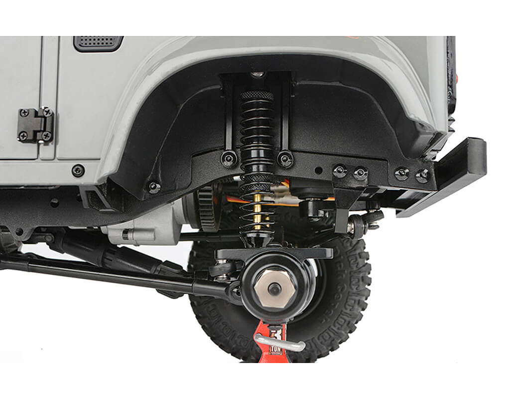 RC4WD DUAL SPRING SCALE BLACK SHOCKS 80MM V3
