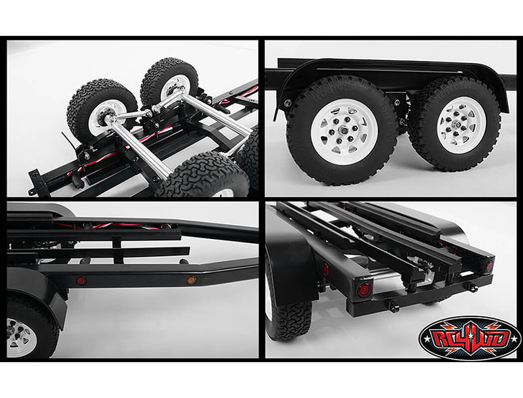 RC4WD BIGDOG 1/10 DUAL AXLE SCALE BOAT TRAILER
