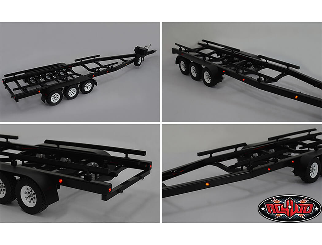 RC4WD BIGDOG 1/10 TRIPLE AXLE SCALE BOAT TRAILER