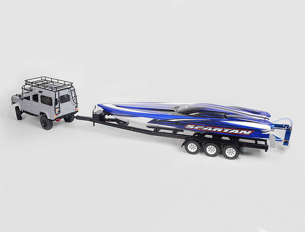 RC4WD BIGDOG 1/10 TRIPLE AXLE SCALE BOAT TRAILER
