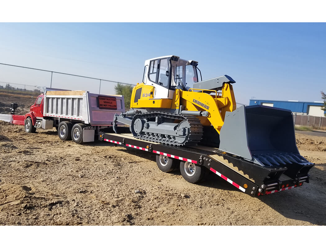 RC4WD BIGDOG 1/14 DUAL AXLE SCALE HEAVY EQUIPMENT TRAILER