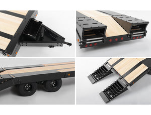 RC4WD BIGDOG 1/14 DUAL AXLE SCALE HEAVY EQUIPMENT TRAILER