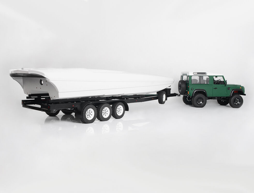 RC4WD BIGDOG 1/10 TRI AXLE WIDEBODY SCALE BOAT TRAILER