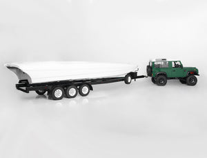 RC4WD BIGDOG 1/10 TRI AXLE WIDEBODY SCALE BOAT TRAILER