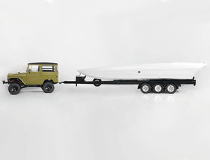 RC4WD BIGDOG 1/10 TRI AXLE WIDEBODY SCALE BOAT TRAILER