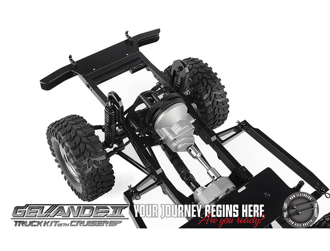 RC4WD GELANDE II TRUCK KIT WITH CRUISER BODY SET 2025