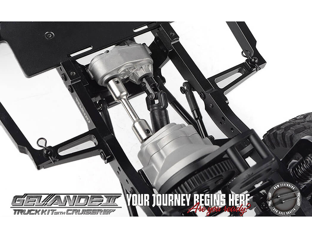 RC4WD GELANDE II TRUCK KIT WITH CRUISER BODY SET 2025
