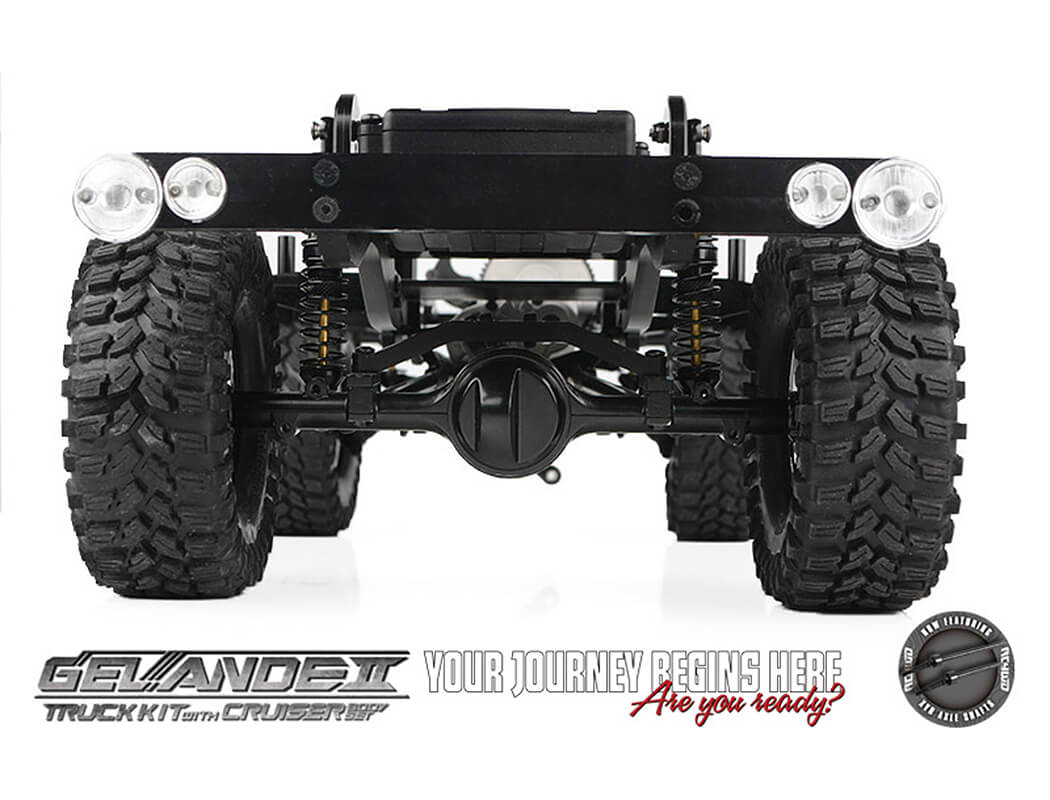 RC4WD GELANDE II TRUCK KIT WITH CRUISER BODY SET 2025