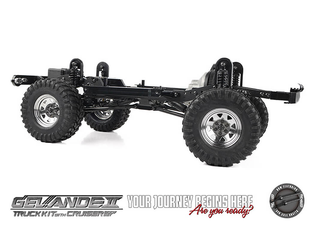 RC4WD GELANDE II TRUCK KIT WITH CRUISER BODY SET 2025