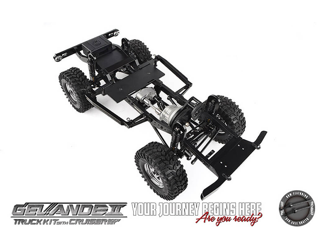 RC4WD GELANDE II TRUCK KIT WITH CRUISER BODY SET 2025