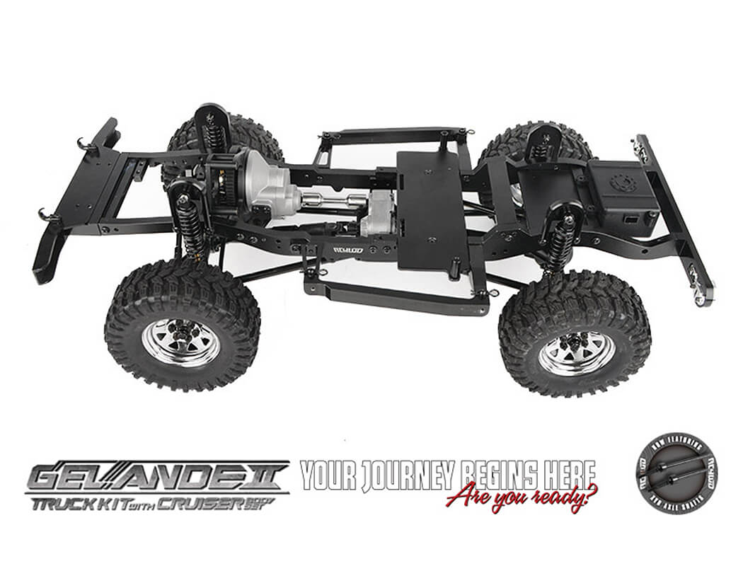 RC4WD GELANDE II TRUCK KIT WITH CRUISER BODY SET 2025