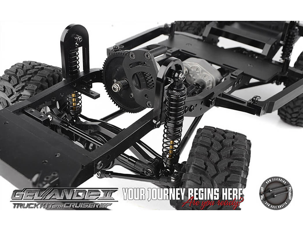 RC4WD GELANDE II TRUCK KIT WITH CRUISER BODY SET 2025