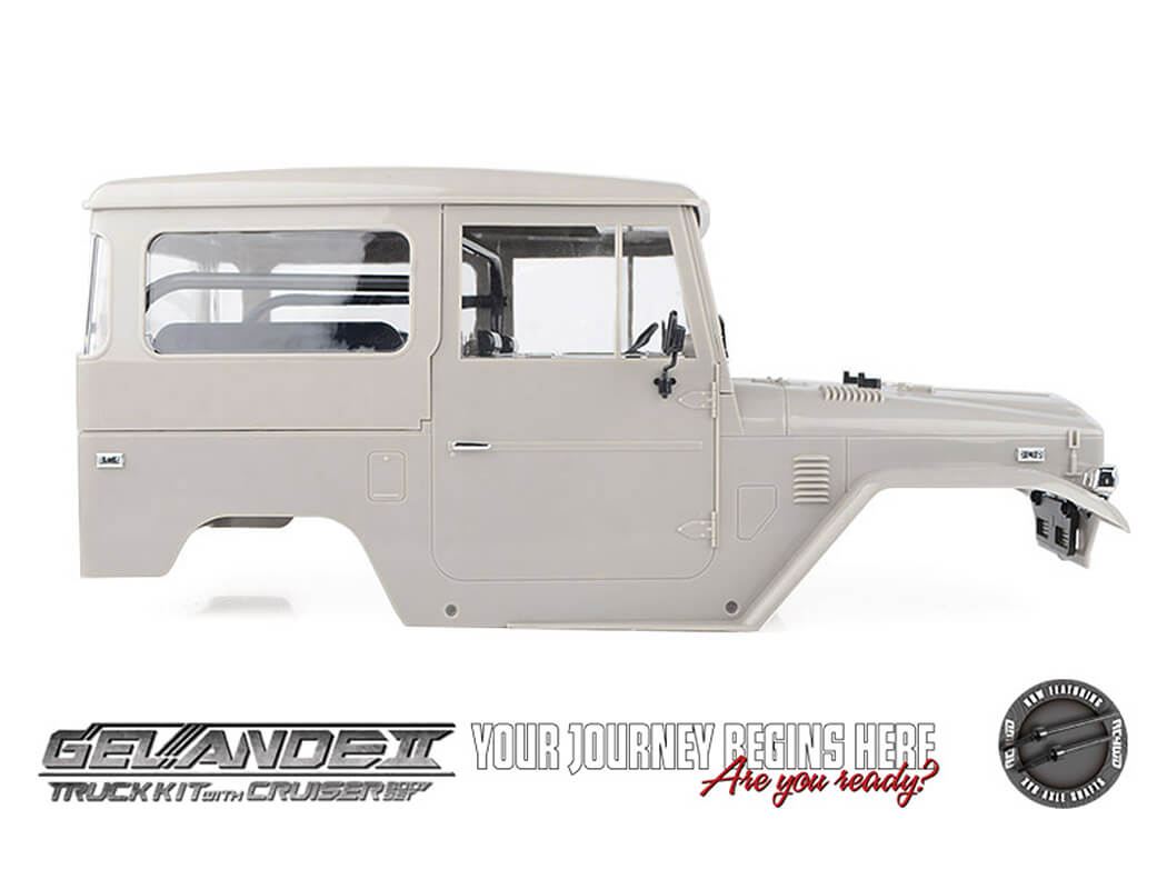 RC4WD GELANDE II TRUCK KIT WITH CRUISER BODY SET 2025
