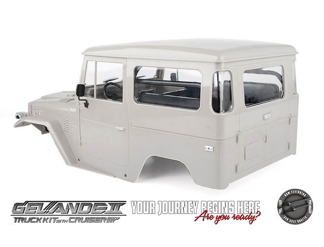 RC4WD GELANDE II TRUCK KIT WITH CRUISER BODY SET 2025