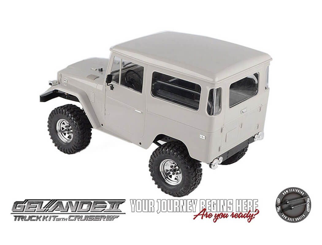 RC4WD GELANDE II TRUCK KIT WITH CRUISER BODY SET 2025