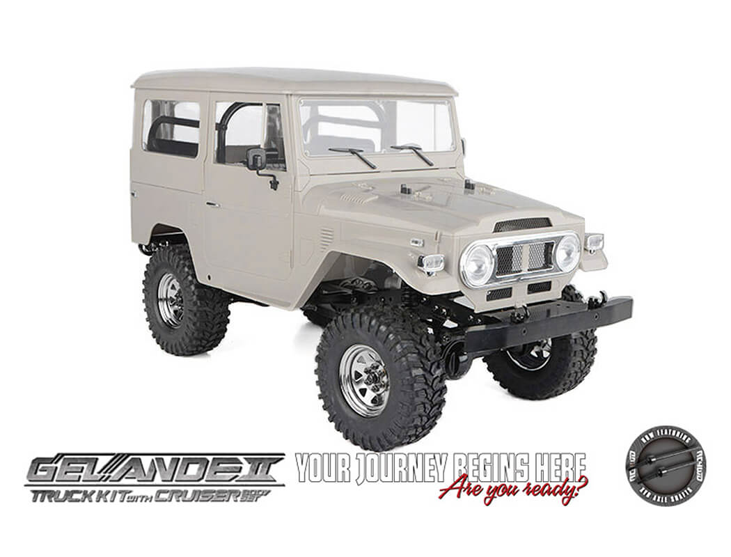 RC4WD GELANDE II TRUCK KIT WITH CRUISER BODY SET 2025