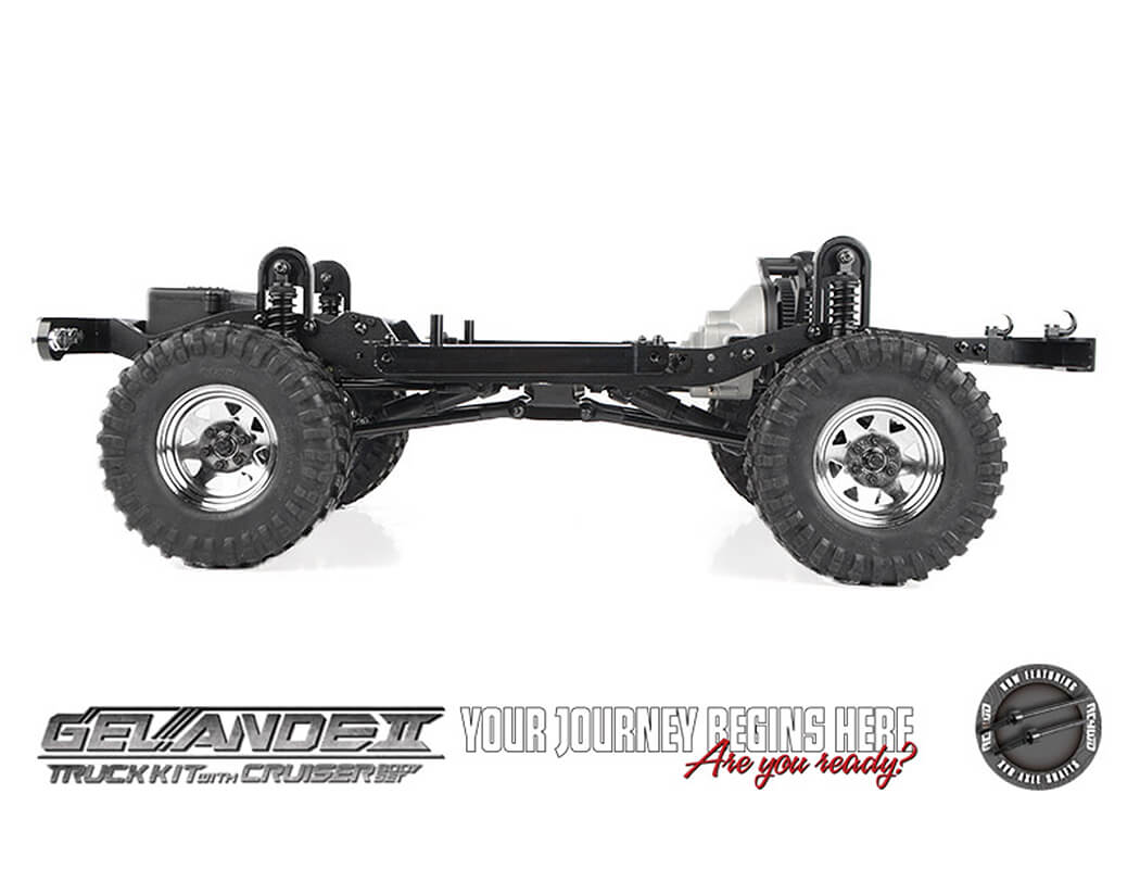 RC4WD GELANDE II TRUCK KIT WITH CRUISER BODY SET 2025