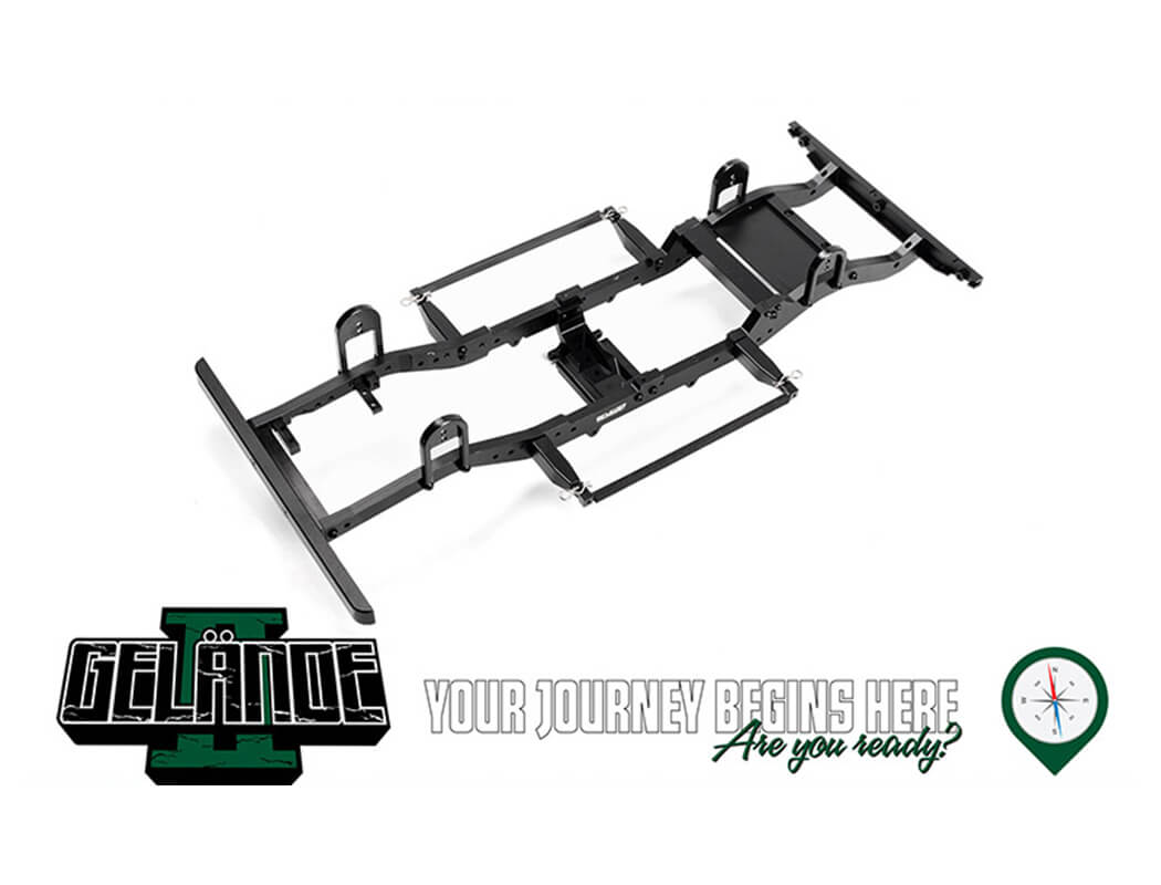 RC4WD GELANDE II TRUCK KIT WITH 2015 LAND ROVER DEFENDER D90