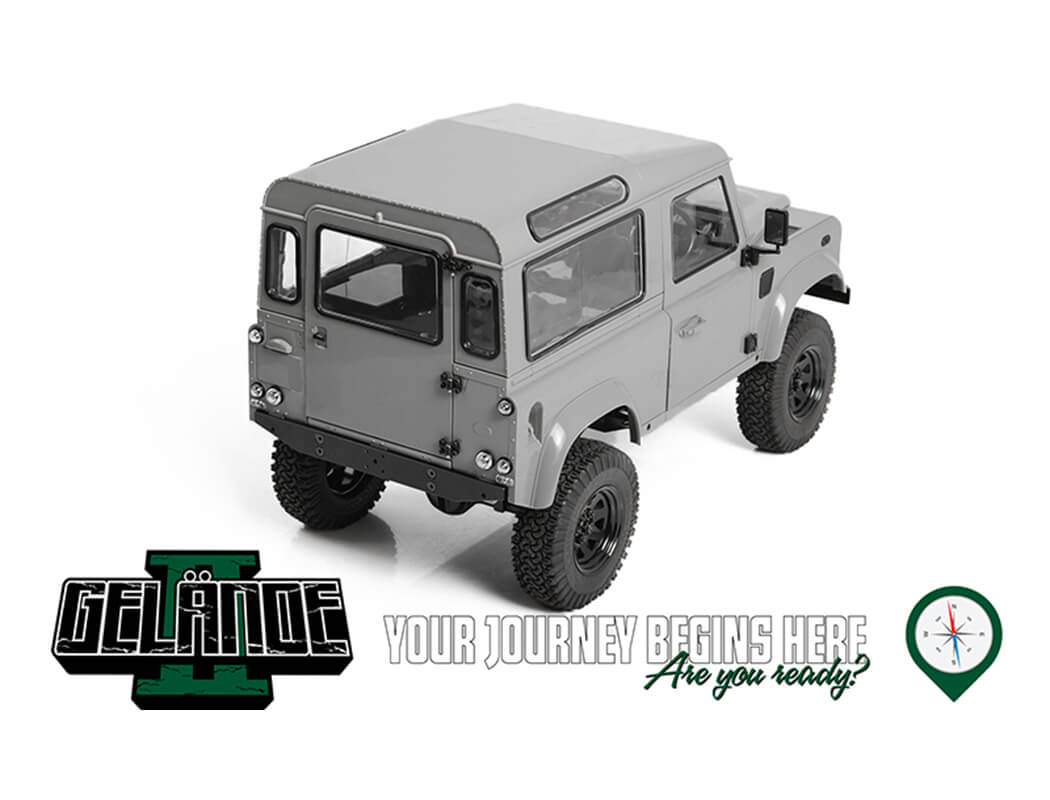 RC4WD GELANDE II TRUCK KIT WITH 2015 LAND ROVER DEFENDER D90