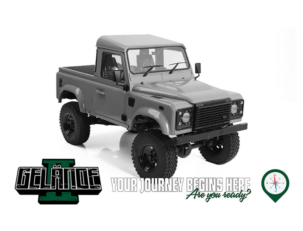 RC4WD GELANDE II TRUCK KIT WITH 2015 LAND ROVER DEFENDER D90